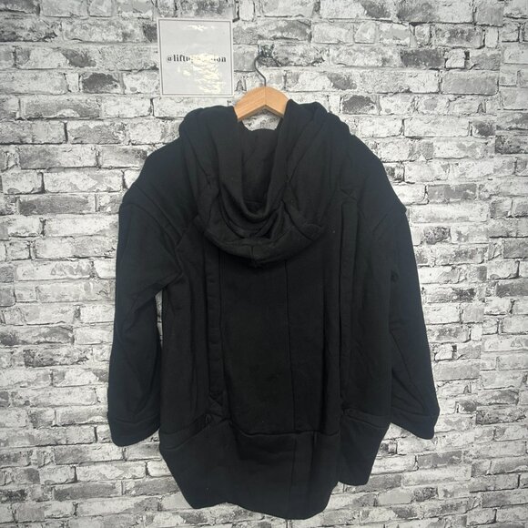 EUC JNBY Black Zip Up Hoodie Size Large (100% Cotton) - Picture 8 of 16